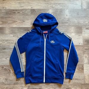 Norskwear Explorers Full Zip Hooded Jacket Size M Blue Logo
